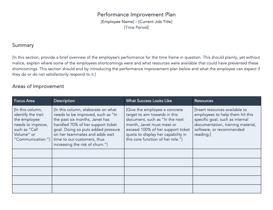 free-skill-development-templates-5-individual-skill-improvement-templates